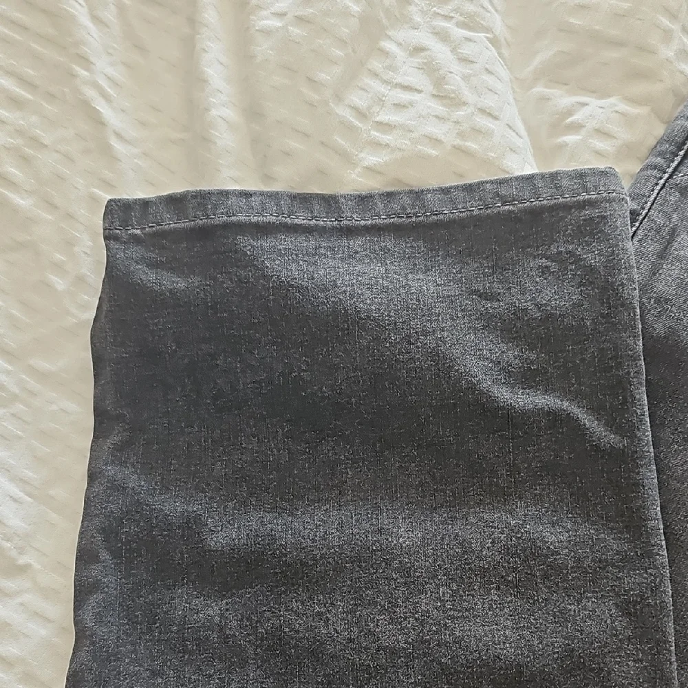 Chico's Charcoal Straight Leg Jeans - Picture 2 of 4